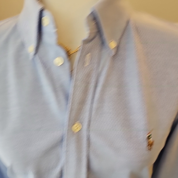 Ralph Lauren Light Blue Button Down Shirt - Picture 3 of 5